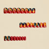 12 Sizes-24 Pcs Press On Nails Y1473