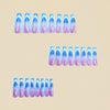 12 Sizes-24 Pcs Press On Nails Y950