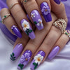 12 Sizes-24 Pcs Press On Nails Y1435