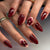 12 Sizes-24 Pcs Press On Nails JP3695