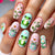 12 Sizes-24 Pcs Press On Nails Y1932