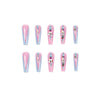 12 Sizes-24 Pcs Press On Nails JP1735