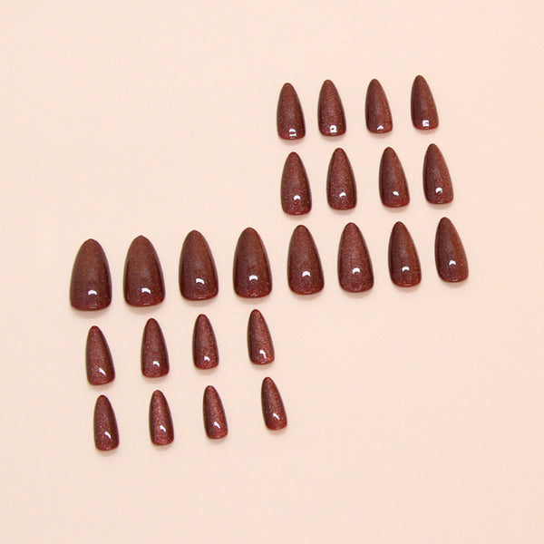 12 Sizes-24 Pcs Press On Nails W1792