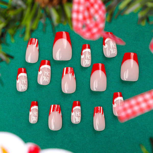 12 Sizes-24 Pcs Press On Nails JP2689