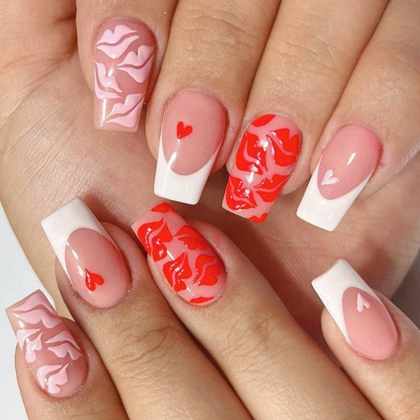 12 Sizes-24 Pcs Press On Nails Y487