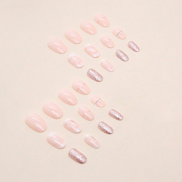 12 Sizes-24 Pcs Press On Nails Z721