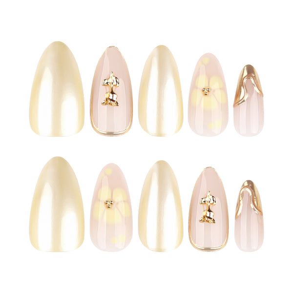 12 Sizes-24 Pcs Press On Nails JP4038