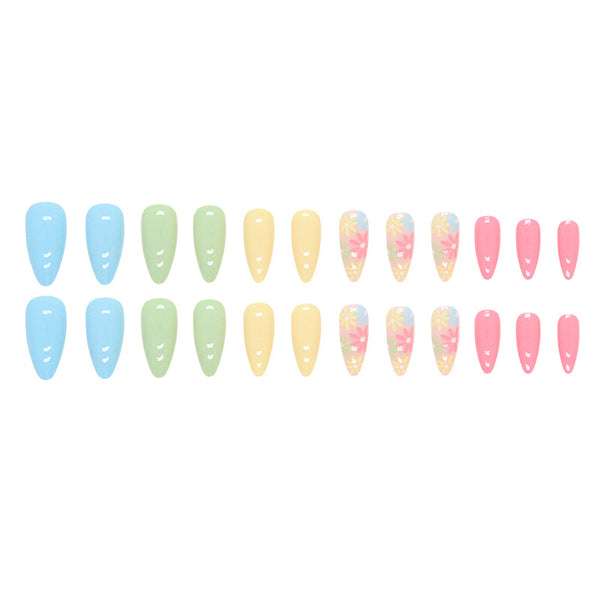 12 Sizes-24 Pcs Press On Nails W879