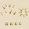 12 Sizes-24 Pcs Press On Nails Y519