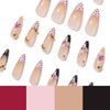 12 Sizes-24 Pcs Press On Nails JP4417