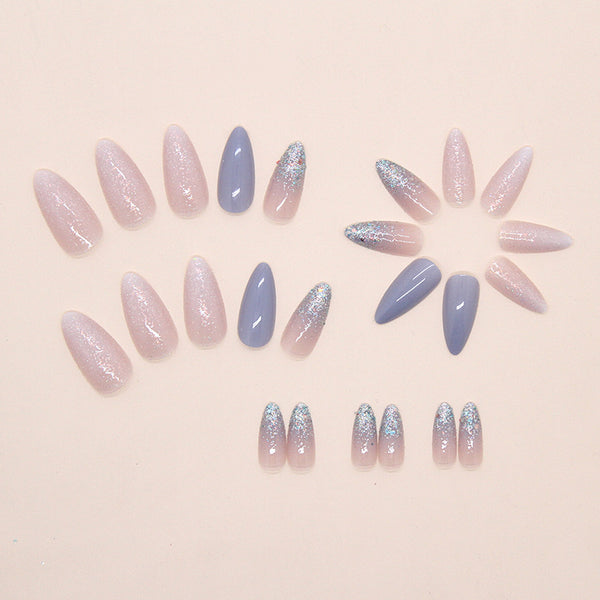 12 Sizes-24 Pcs Press On Nails W1899