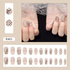12 Sizes-24 Pcs Press On Nails R441