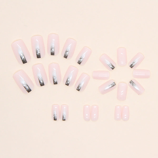 12 Sizes-24 Pcs Press On Nails W515