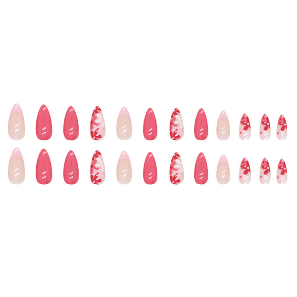 12 Sizes-24 Pcs Press On Nails W683