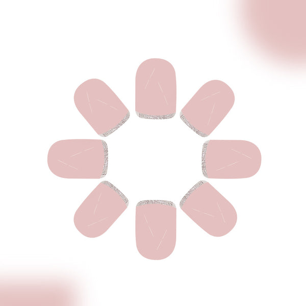 12 Sizes-24 Pcs Press On Nails C819