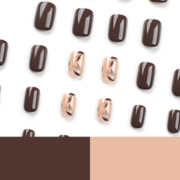 12 Sizes-24 PcsPress On Nails JP2864