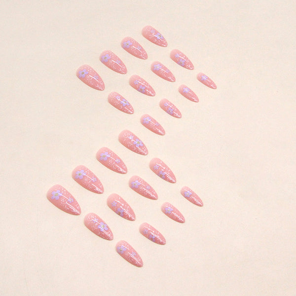 12 Sizes-24 Pcs Press On Nails W742