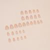 12 Sizes-24 Pcs Press On Nails W1625