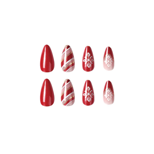 12 Sizes-24 Pcs Press On Nails JP1913