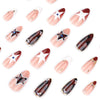12 Sizes-24 Pcs Press On Nails JP4093