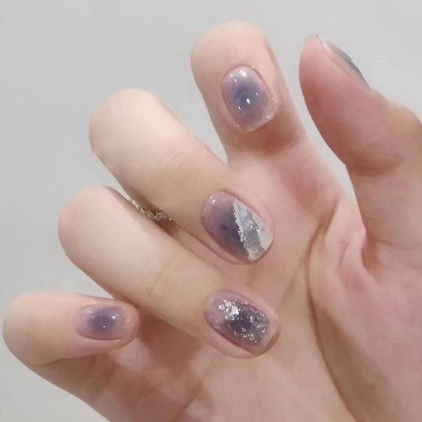 12 Sizes-24 Pcs Press On Nails R543