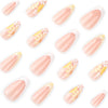 12 Sizes-24 Pcs Press On Nails JP3796