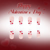 12 Sizes-24 Pcs Press On Nails C1498