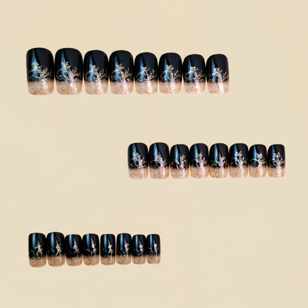 12 Sizes-24 Pcs Press On Nails Y1703