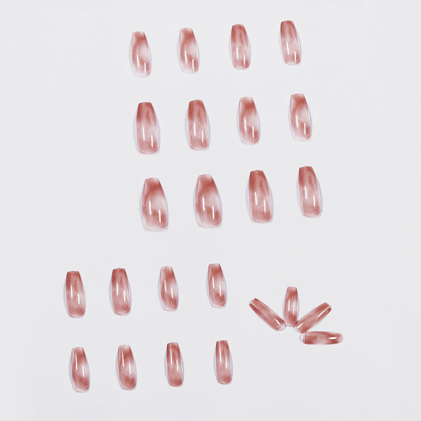 Glossy Long Ombre Press on Nails