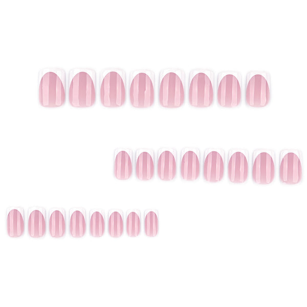 12 Sizes-24 Pcs Press On Nails JP4335