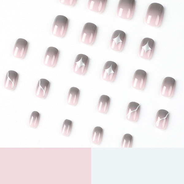 12 Sizes-24 Pcs Press On Nails JP2116