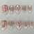 12 Sizes-24 Pcs Press On Nails Z1097