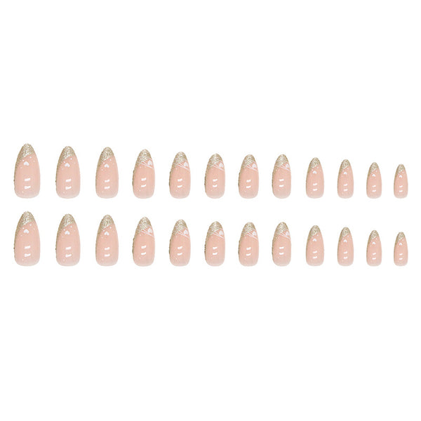 12 Sizes-24 Pcs Press On Nails W427