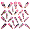 12 Sizes-24 Pcs Press On Nails Y757