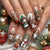 12 Sizes-24 Pcs Press On Nails Y1321