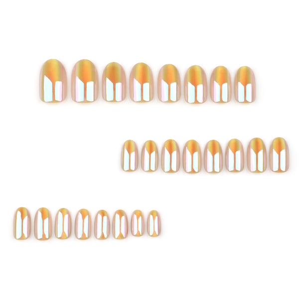 12 Sizes-24 Pcs Press On Nails DIY44