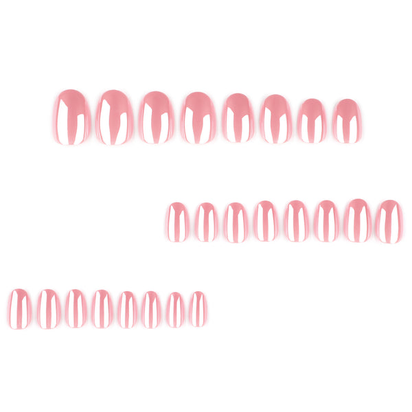 12 Sizes-24 Pcs Press On Nails JP4195