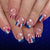12 Sizes-24 Pcs Press On Nails C1728