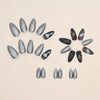 12 Sizes-24 Pcs Press On Nails W1007