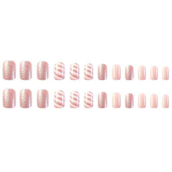 12 Sizes-24 Pcs Press On Nails Y058