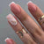 12 Sizes-24 Pcs Press On Nails W386