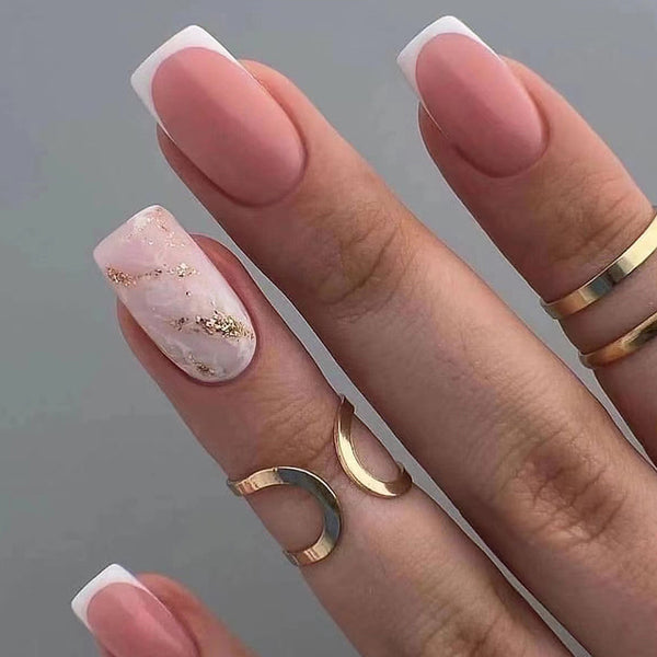 12 Sizes-24 Pcs Press On Nails W386