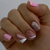 12 Sizes-24 Pcs Press On Nails W1002