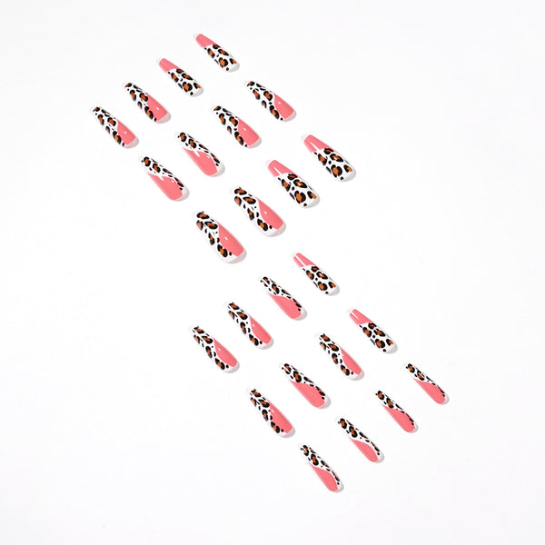 12 Sizes-24 Pcs Press On Nails JP1414