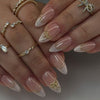12 Sizes-24 Pcs Press On Nails W1914