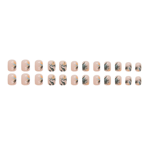 12 Sizes-24 Pcs Press On Nails W633