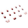 12 Sizes-24 Pcs Press On Nails R412