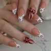 12 Sizes-24 Pcs Press On Nails Z1275