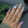 12 Sizes-24 Pcs Press On Nails W1930