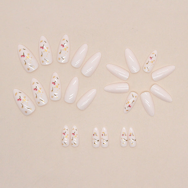 12 Sizes-24 Pcs Press On Nails W726